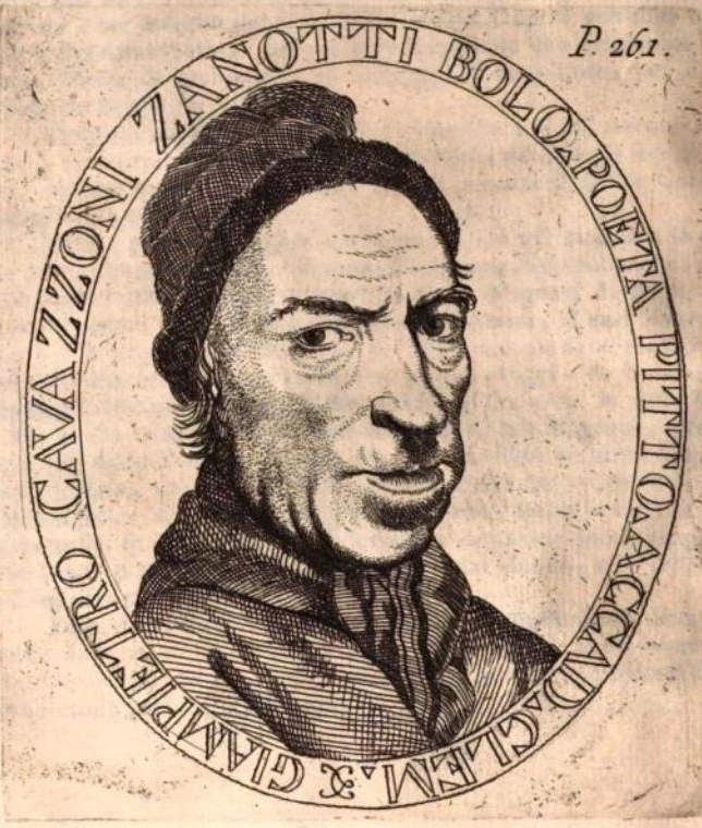 Vite de pittori Bolognesi non descritte nella Felsina pittrice - Ritratto di Giampietro Zanotti Cavazzoni